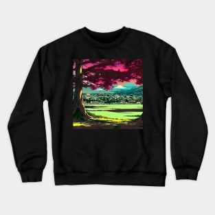 Anime Style Landscape Crewneck Sweatshirt